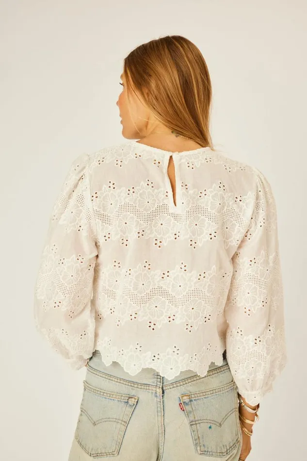 Tops Shop Natalie Martin LISA TOP Geranium Milk