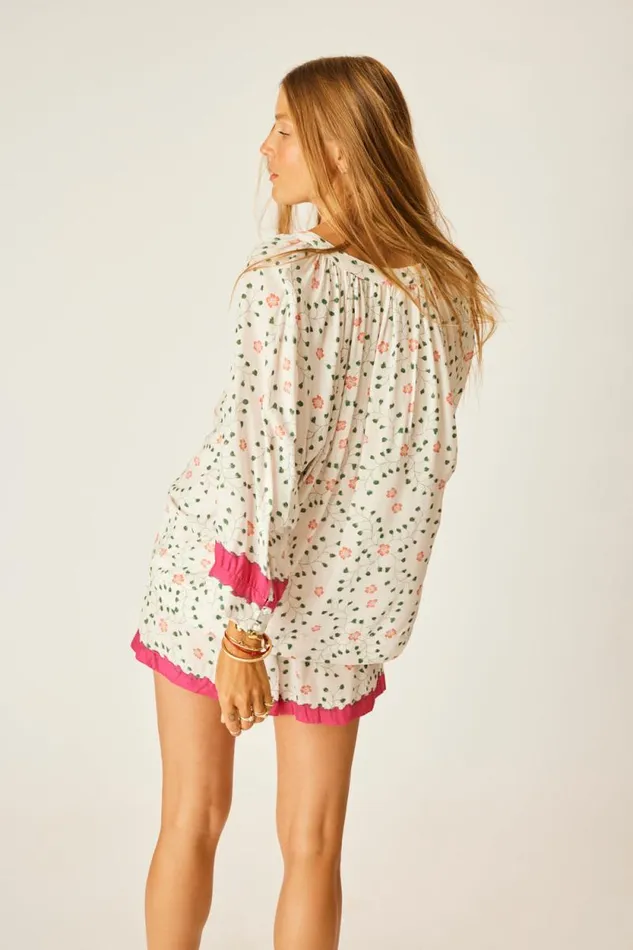 Tops Shop Natalie Martin REMY TOP Pinwheel Cotton