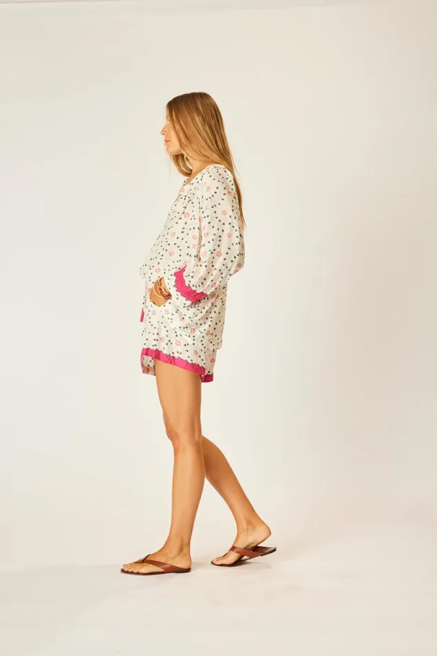 Tops Shop Natalie Martin REMY TOP Pinwheel Cotton
