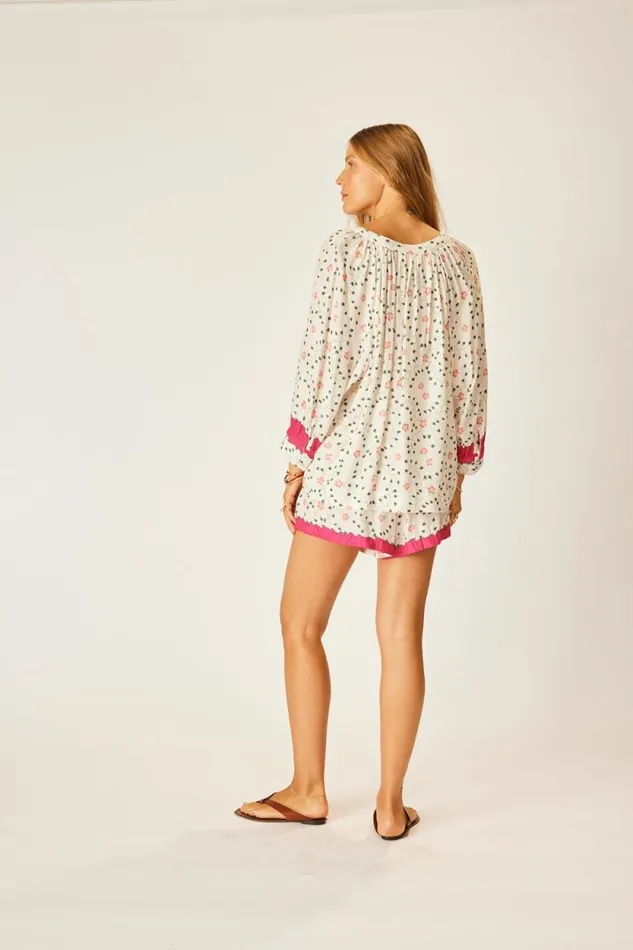 Tops Shop Natalie Martin REMY TOP Pinwheel Cotton