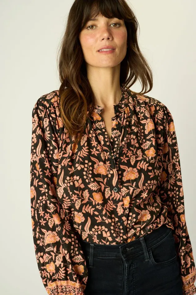 Tops Shop Natalie Martin TOLAN SHIRT Sweet Autumn Black