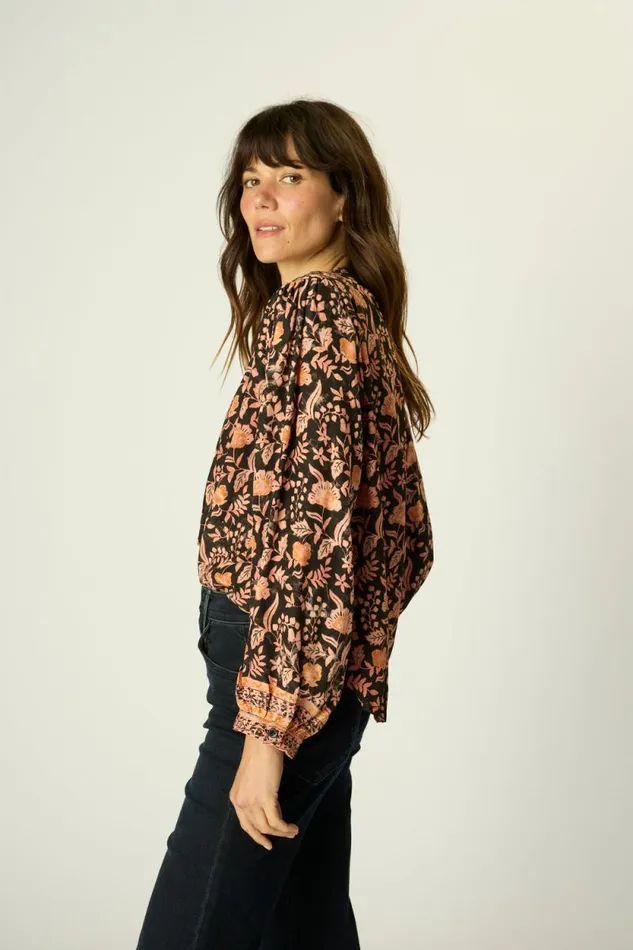 Tops Shop Natalie Martin TOLAN SHIRT Sweet Autumn Black