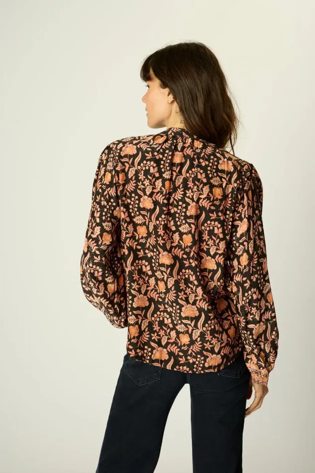 Tops Shop Natalie Martin TOLAN SHIRT Sweet Autumn Black