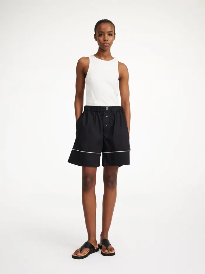 Tops Women By Malene Birger Amanias Tank Top Soft White