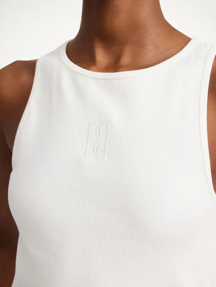 Tops Women By Malene Birger Amanias Tank Top Soft White