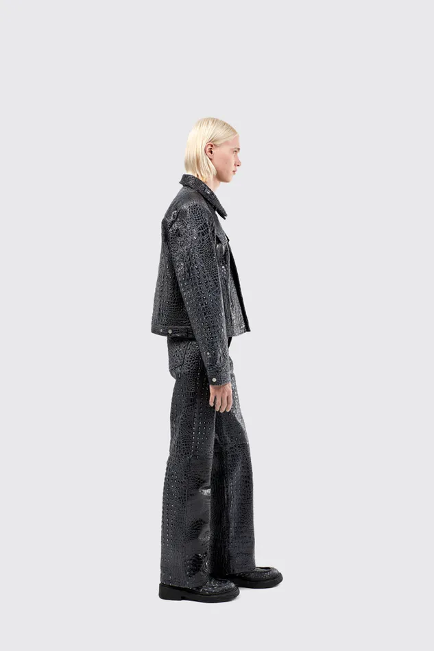 TrousersandShorts Women Camper Leather Pants Dark Gray Leather Trousers TrousersandShorts Women Camper Leather Pants Dark Gray Leather Trousers