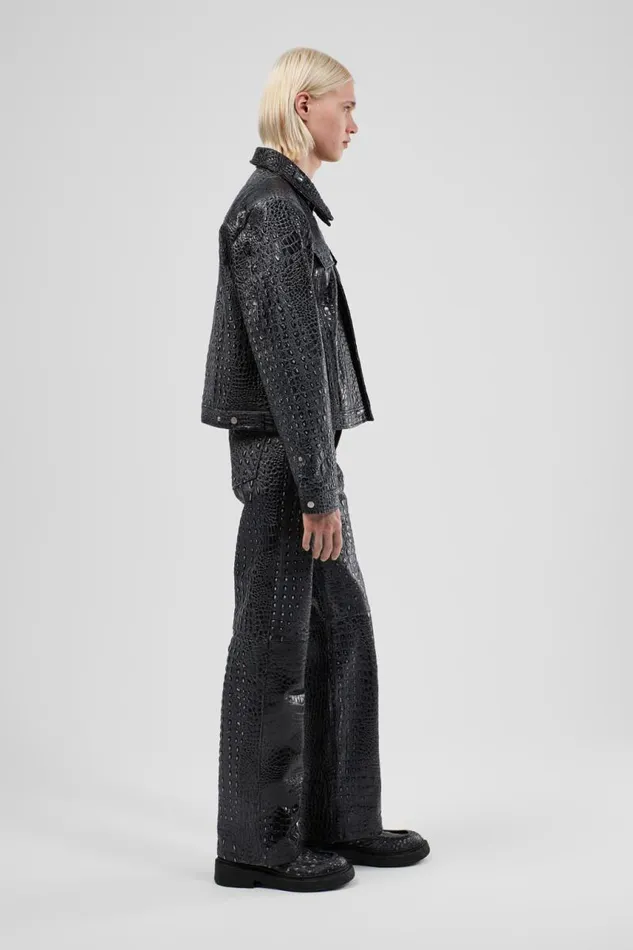 TrousersandShorts Women Camper Leather Pants Dark Gray Leather Trousers TrousersandShorts Women Camper Leather Pants Dark Gray Leather Trousers