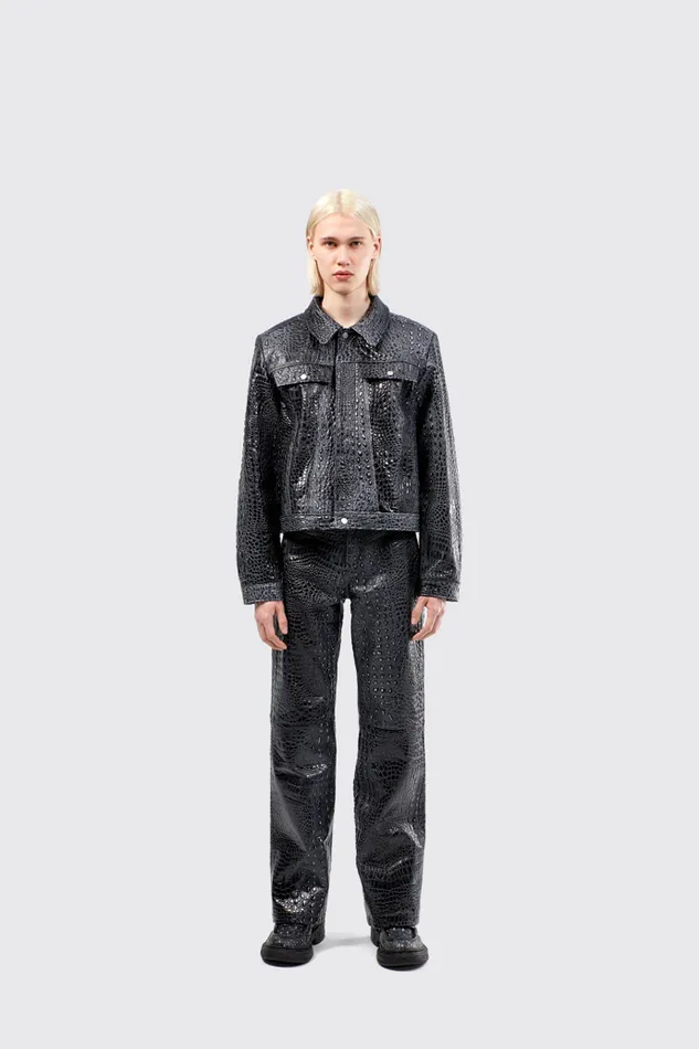 TrousersandShorts Women Camper Leather Pants Dark Gray Leather Trousers TrousersandShorts Women Camper Leather Pants Dark Gray Leather Trousers