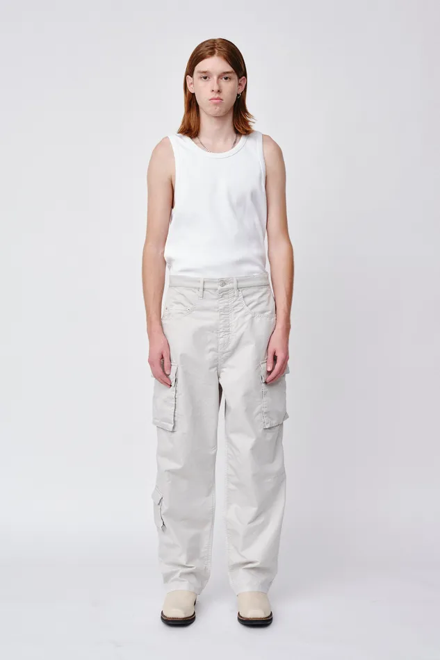 Trousers Santiago Pigment dye 8211 Storm Gray 8211 Wonhundred Men