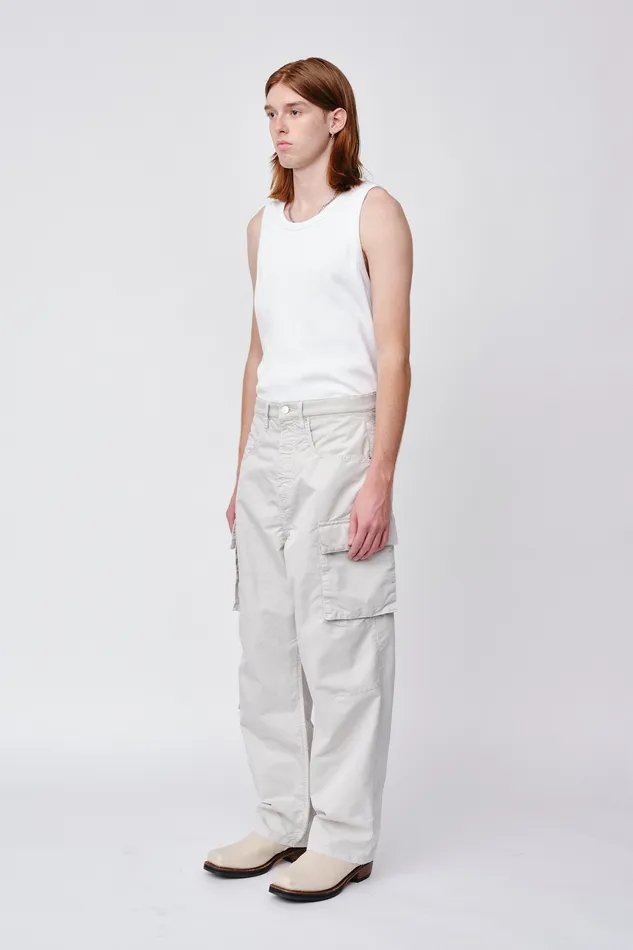Trousers Santiago Pigment dye 8211 Storm Gray 8211 Wonhundred Men