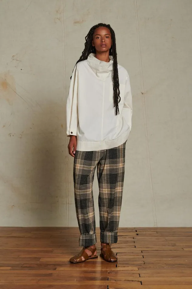Trousers Women Soeur ANDREAS TROUSERS Blackoffwhite