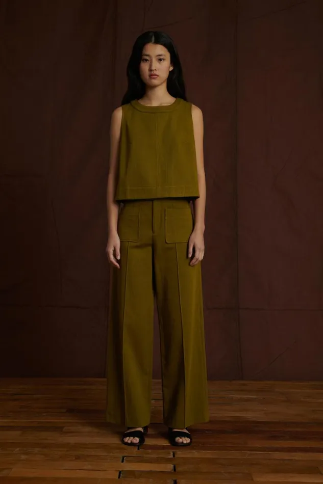 Trousers Women Soeur HARRY TROUSERS Khaki