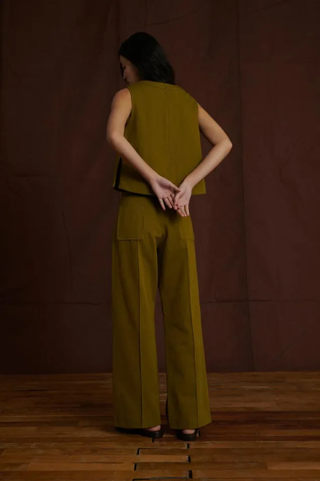 Trousers Women Soeur HARRY TROUSERS Khaki