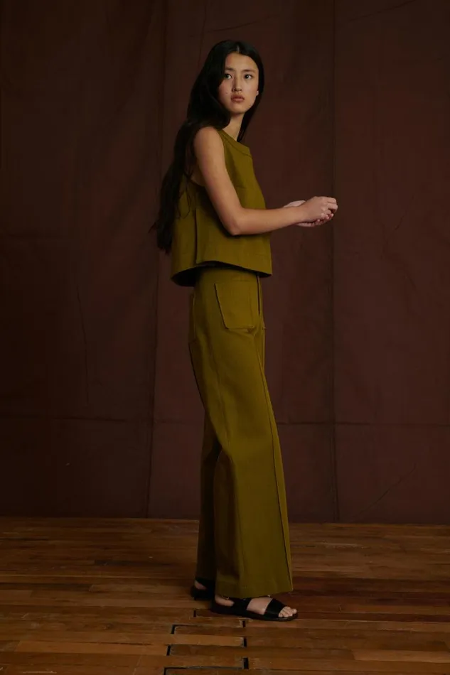 Trousers Women Soeur HARRY TROUSERS Khaki