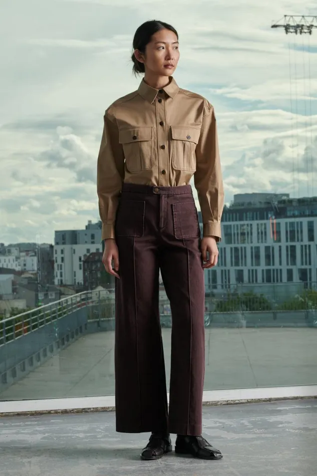 Trousers Women Soeur HARRY TROUSERS Plum