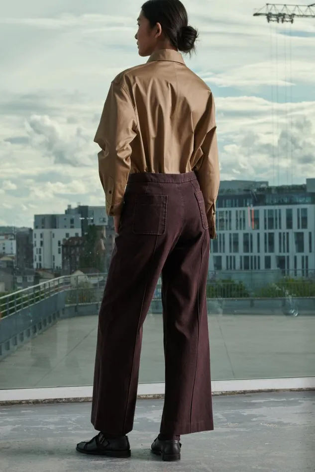 Trousers Women Soeur HARRY TROUSERS Plum