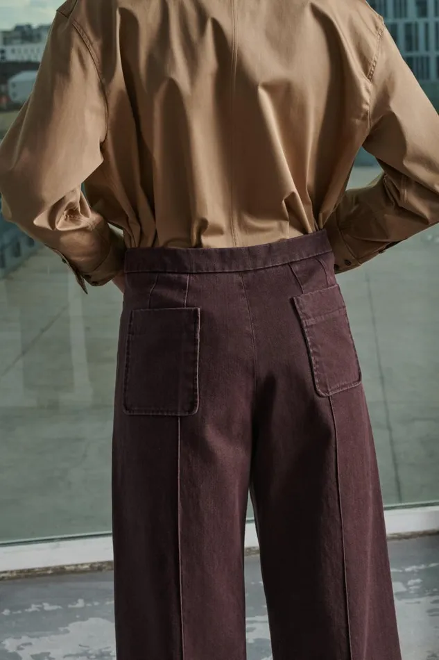 Trousers Women Soeur HARRY TROUSERS Plum