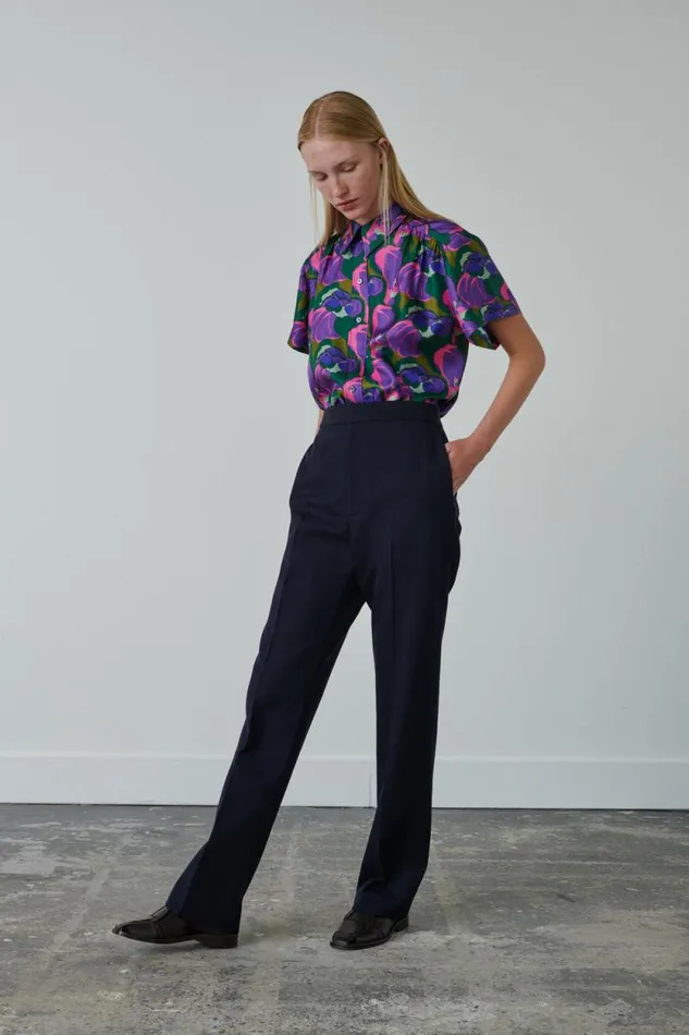 Trousers Women Soeur VALENCIA TROUSERS Navy