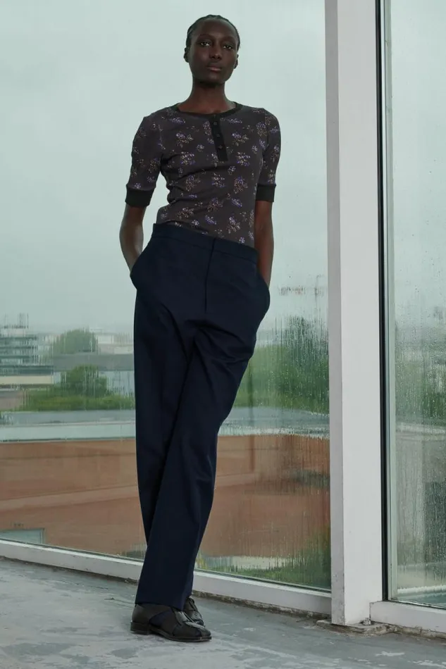 Trousers Women Soeur VALENCIA TROUSERS Navy