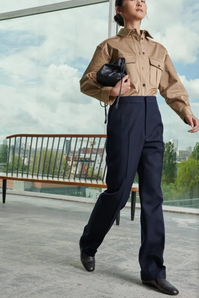 Trousers Women Soeur VALENCIA TROUSERS Navy