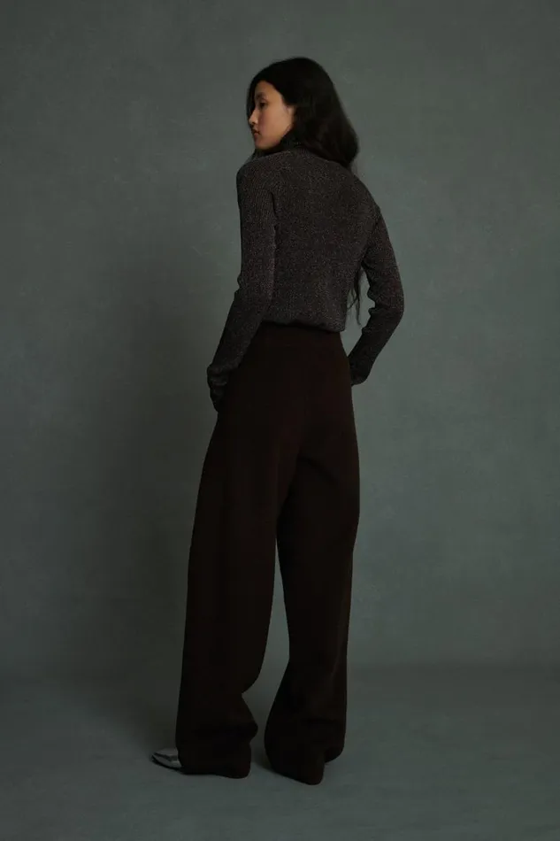 Trousers Women Soeur YAEL TROUSER Brown
