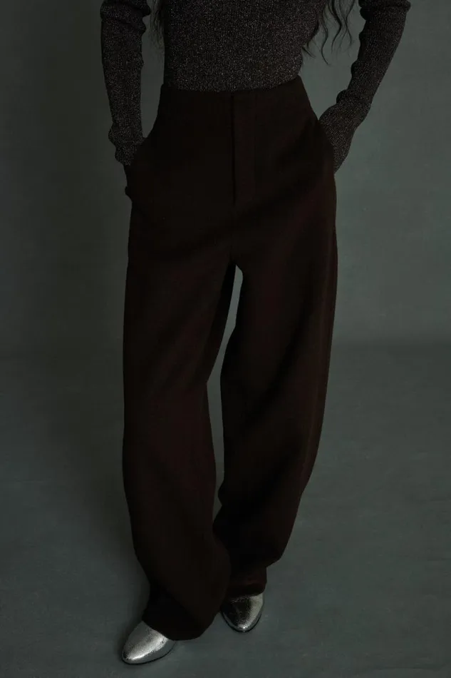 Trousers Women Soeur YAEL TROUSER Brown