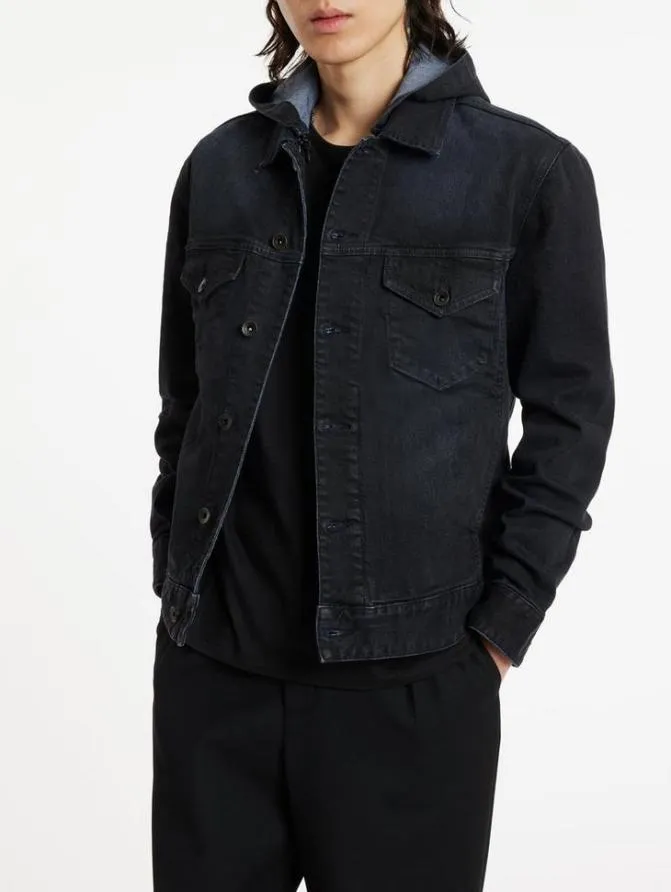 TYLER TRUCKER JACKET Blue Black Clothing John Varvatos TShirts