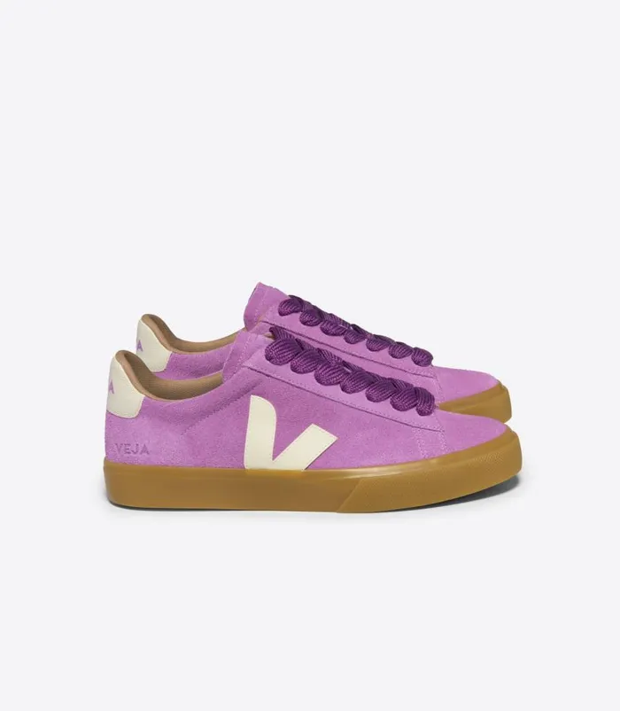 VEJA Campo Women CAMPO BOLD SUEDE MULBERRY PIERRE