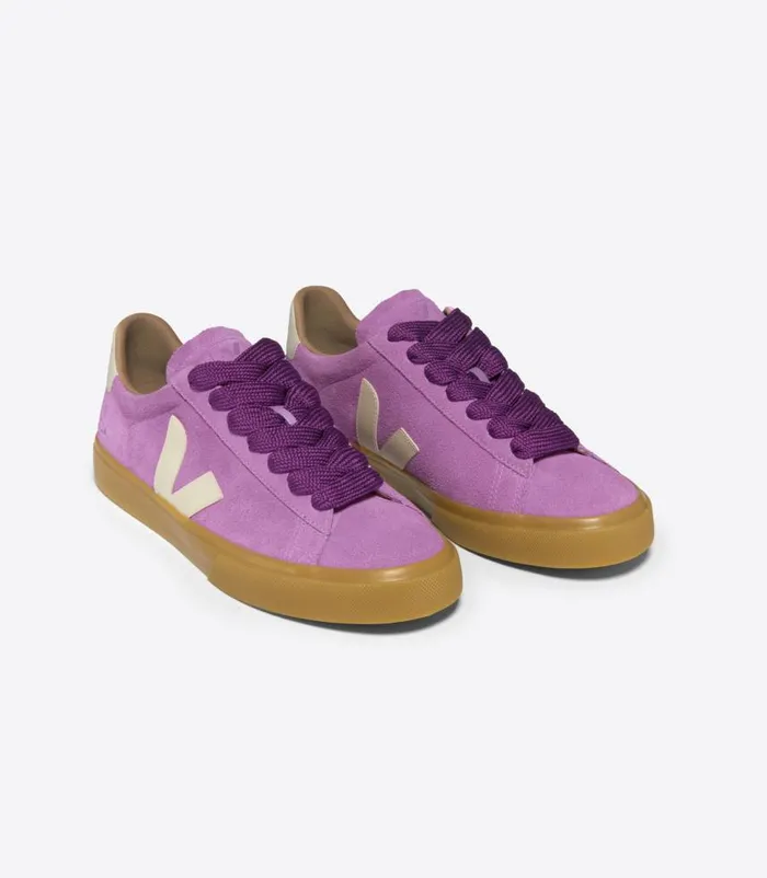 VEJA Campo Women CAMPO BOLD SUEDE MULBERRY PIERRE