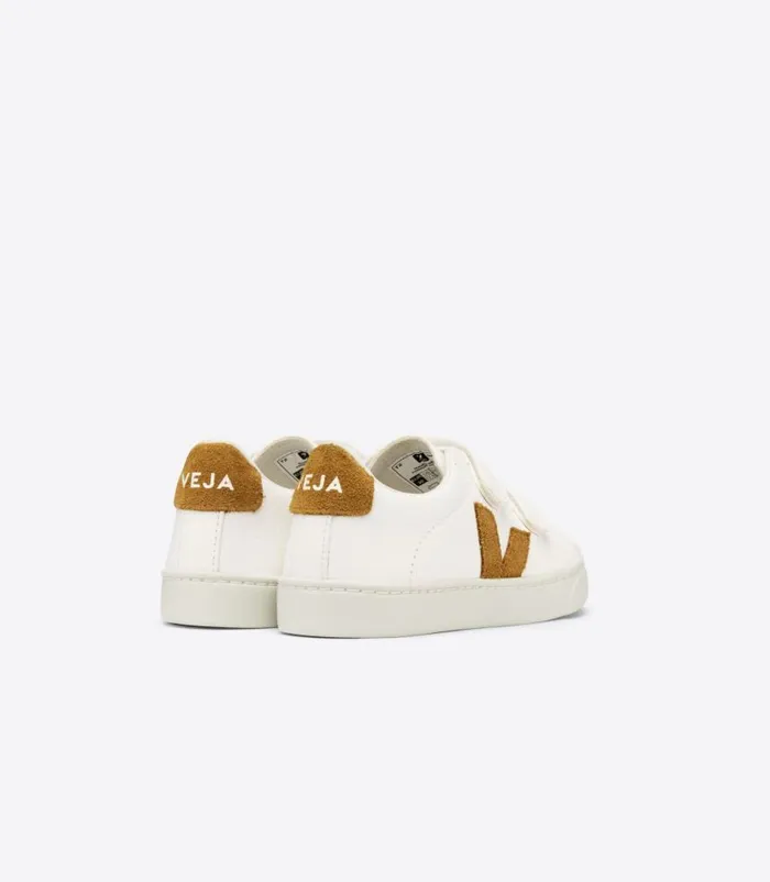 VEJA Esplar Kids ESPLAR LEATHER WHITE CAMEL