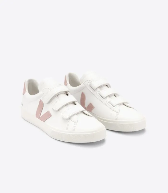 VEJA Recife Women RECIFE CHROMEFREE LEATHER WHITE BABE
