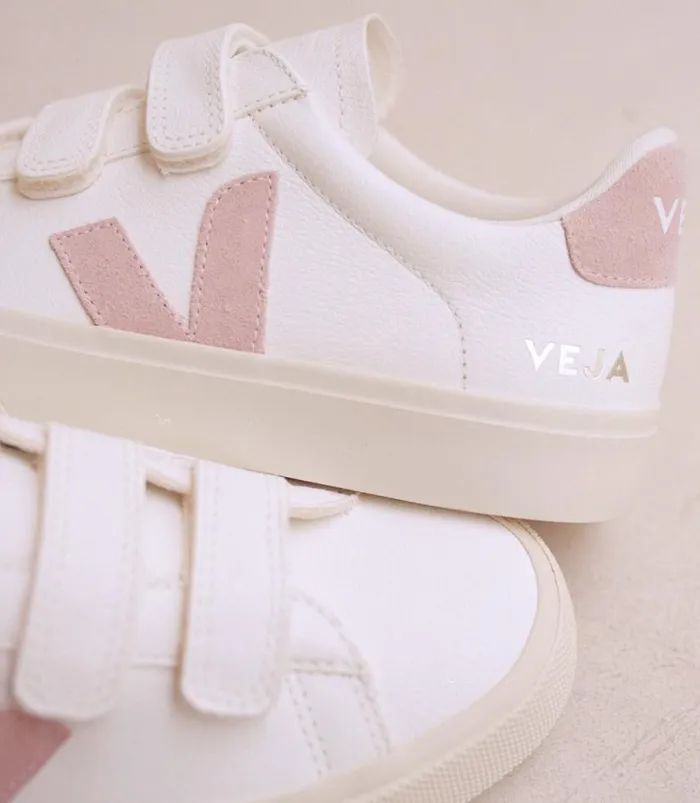 VEJA Recife Women RECIFE CHROMEFREE LEATHER WHITE BABE