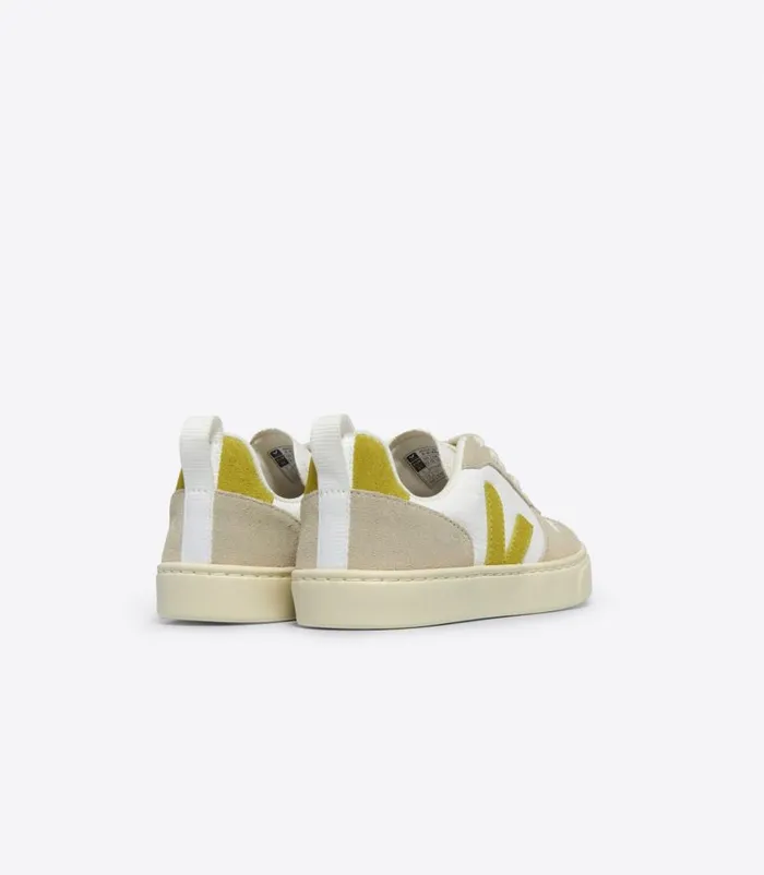 VEJA V10 Kids V10 LACES WHITE LIQUOR ALMOND
