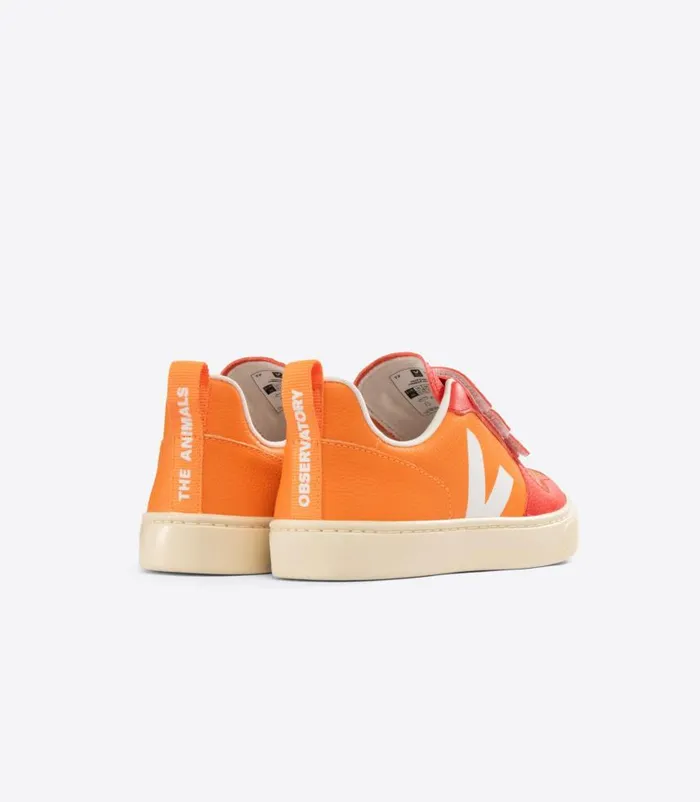 VEJA V10 Kids V10 VEJA X THE ANIMALS OBSERVATORY ORANGE