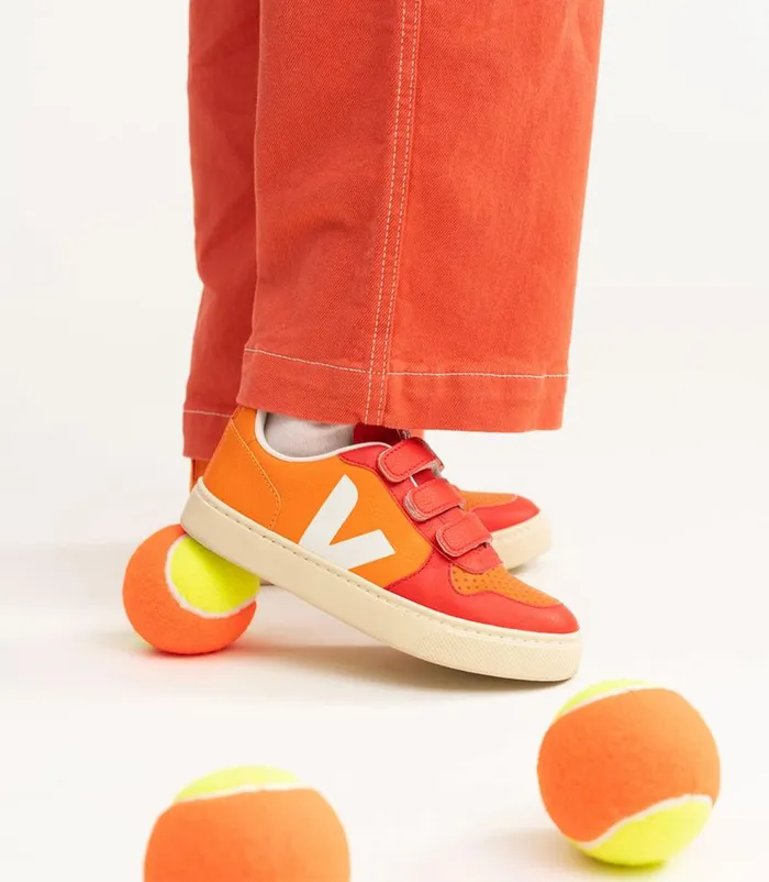 VEJA V10 Kids V10 VEJA X THE ANIMALS OBSERVATORY ORANGE