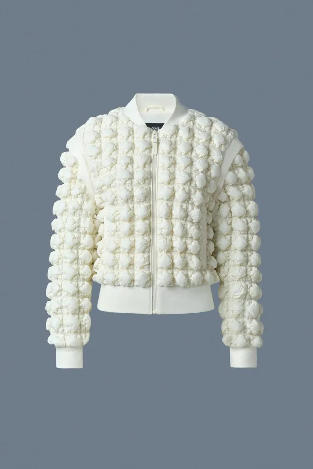 Vests Women Mackage HELEN Diamond Quilted Bomber Jacket Black