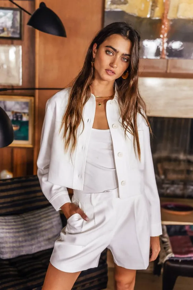 Waldorf Shorts In Cream Cream Women Bohme Sets