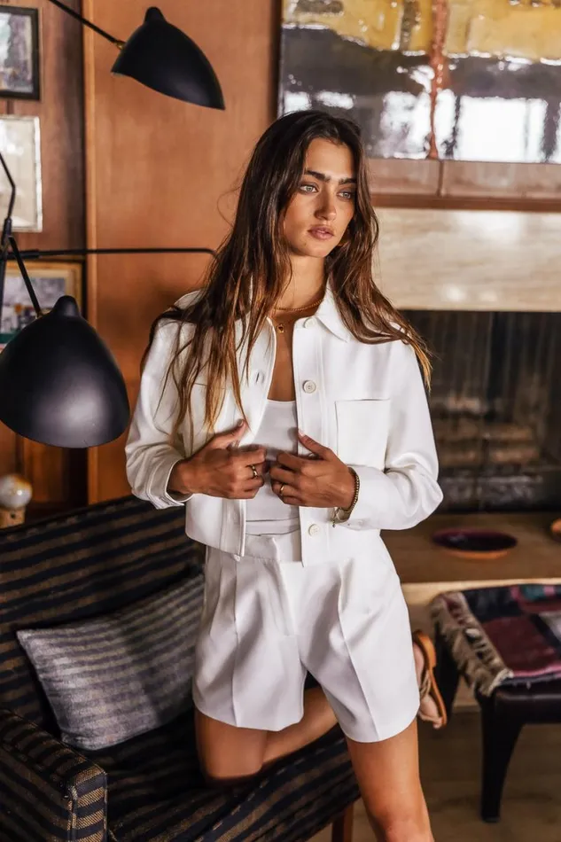 Waldorf Shorts In Cream Cream Women Bohme Sets