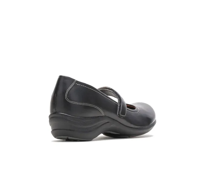 Walking Shoes Hush Puppies Women Epic Mary Jane Black Leather