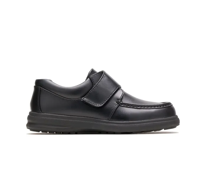 Walking Shoes Men Gil Black Leather Hush Puppies