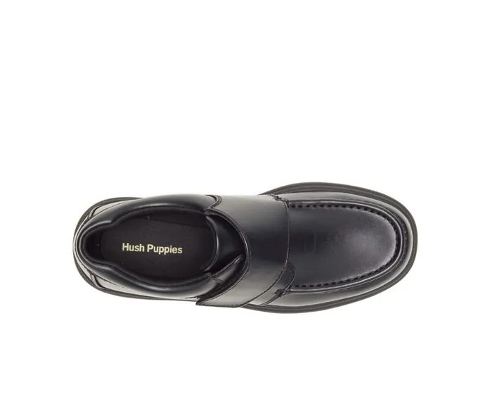 Walking Shoes Men Gil Black Leather Hush Puppies Walking Shoes Men Gil Black Leather Hush Puppies