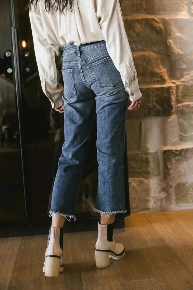 Whitley Straight Leg Jeans Dark Wash Women Bohme Denim