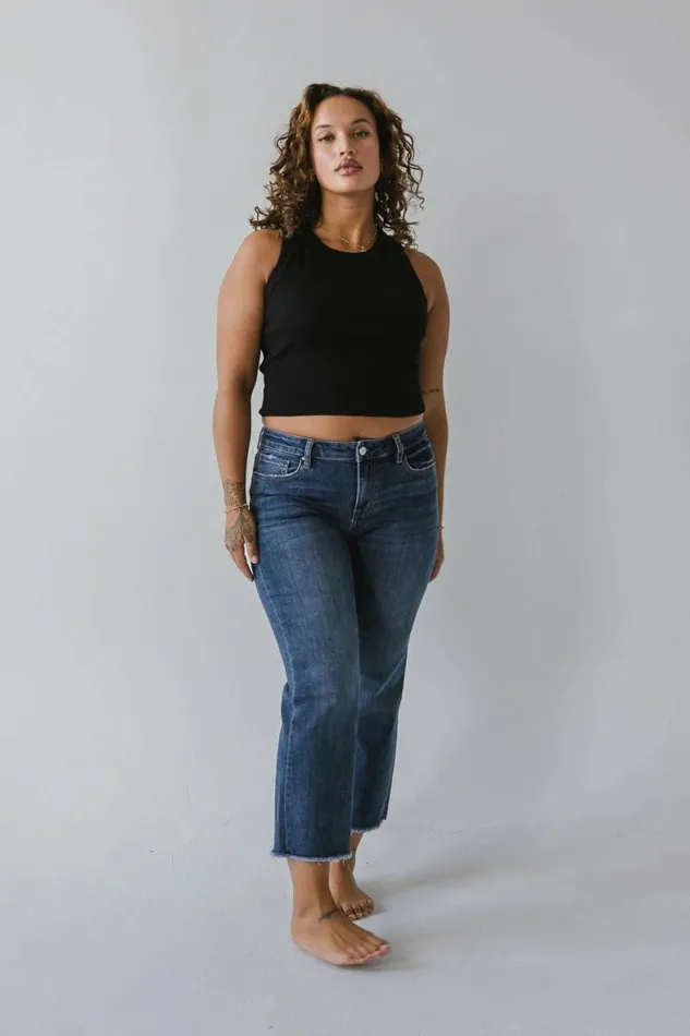 Whitley Straight Leg Jeans Dark Wash Women Bohme Denim