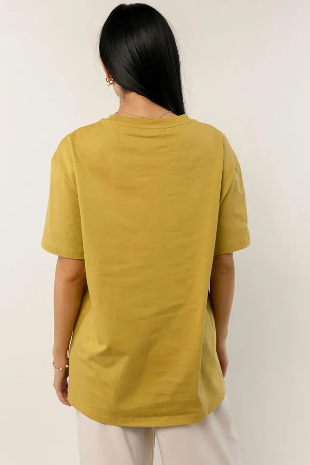 Wild Rock Graphic Tee 8211 FINAL SALE Chartreuse Women Bohme Tops