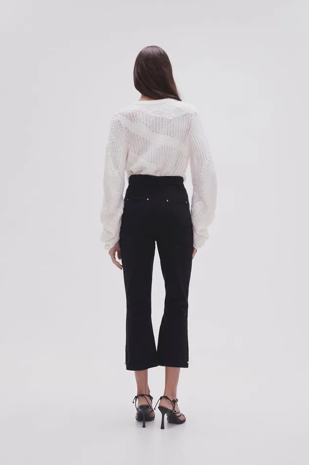 Willa Bootleg Jeans Black Women Aje Pants