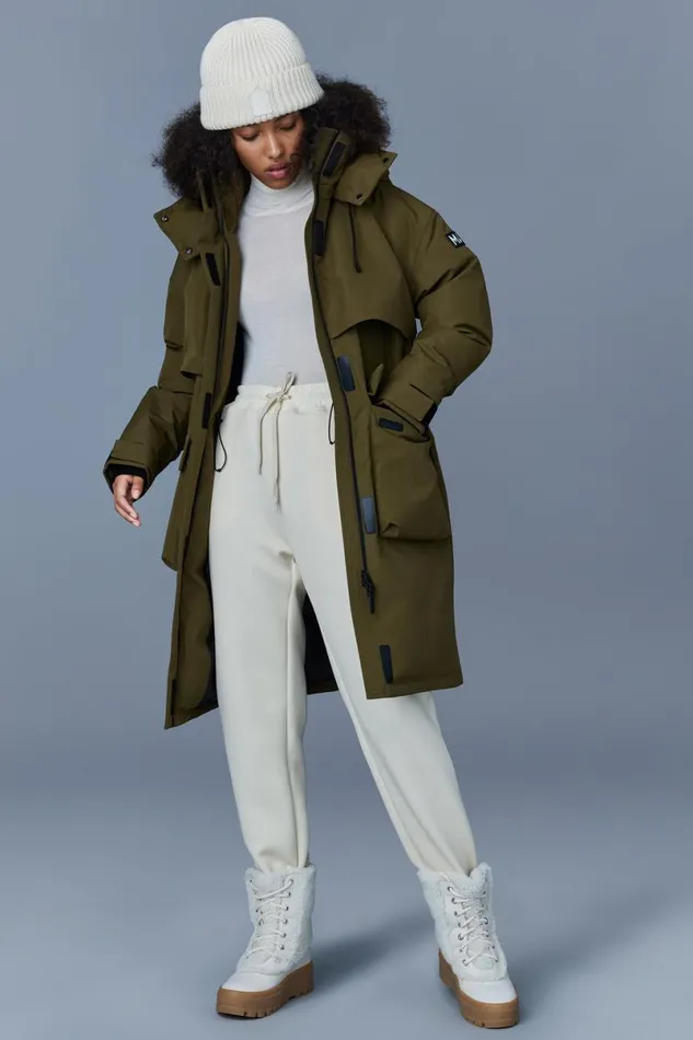 Winter Boots Women Mackage HERO Shearling Winter Boot For Women Cream