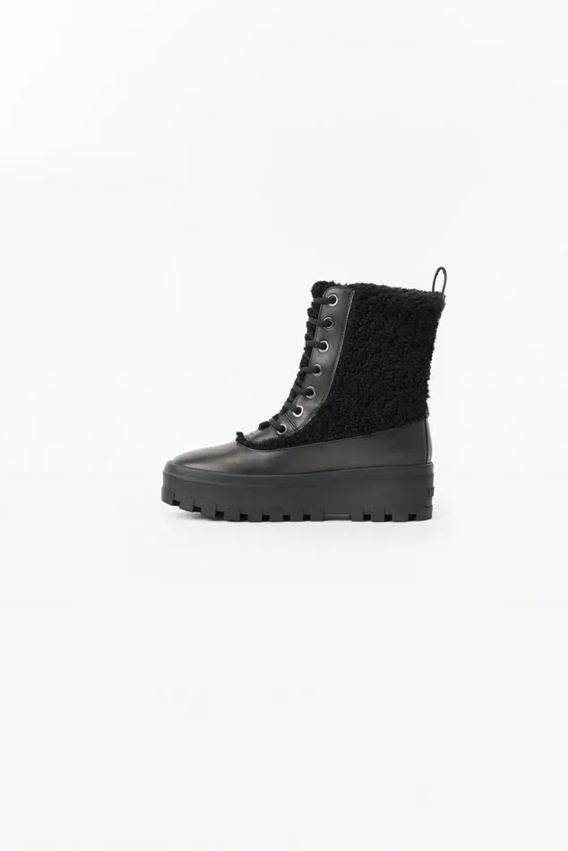 Winter Boots Women Mackage HERO Shearling Winter Boot For Women Cream