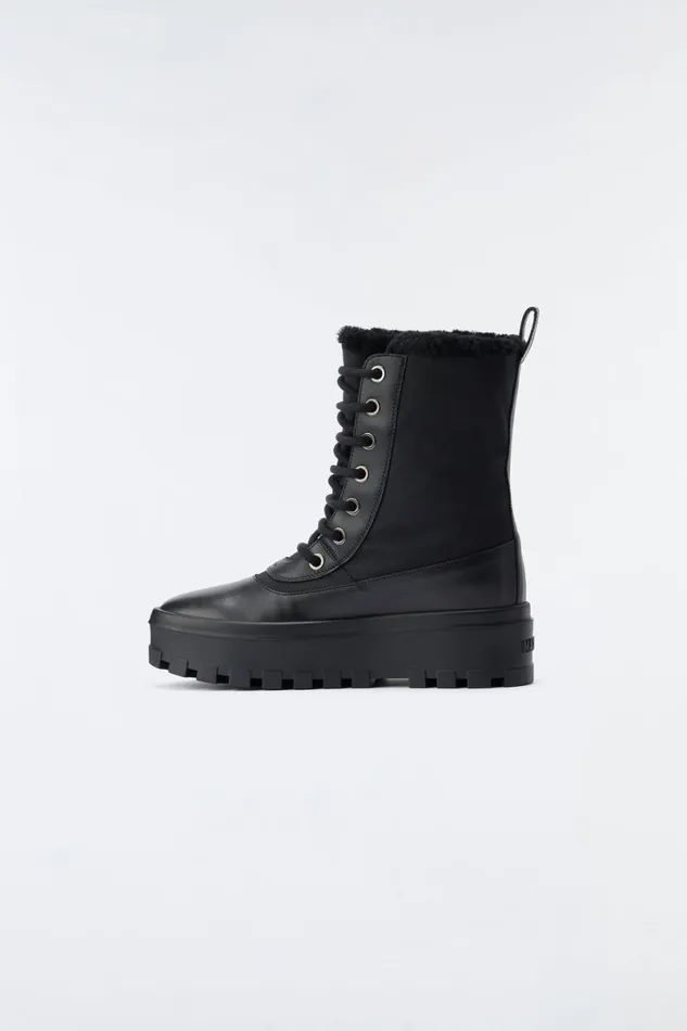 Winter Boots Women Mackage HEROW Shearlinglined Winter Boot For Women Black Winter Boots Women Mackage HEROW Shearlinglined Winter Boot For Women Black