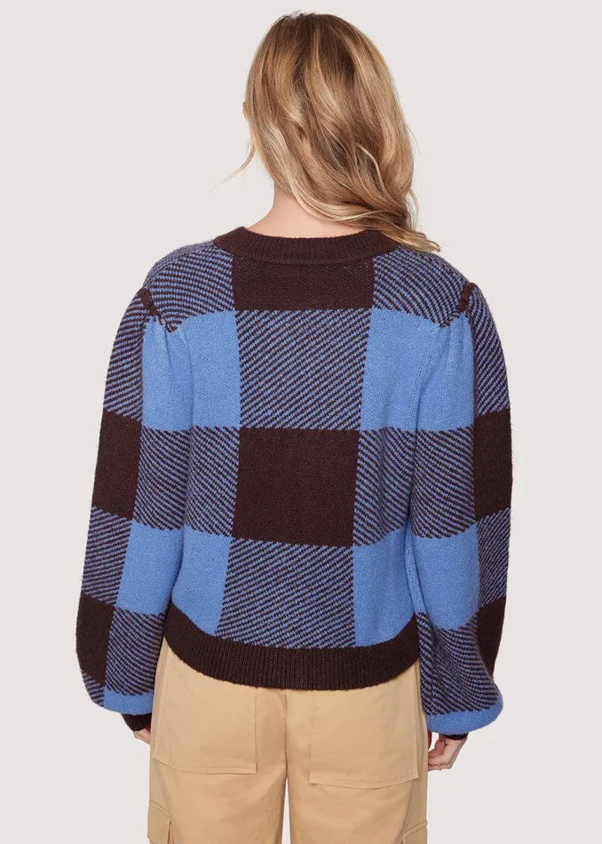 Winter School Cardigan Chocolatemulti Women Lost Wander Outerwear