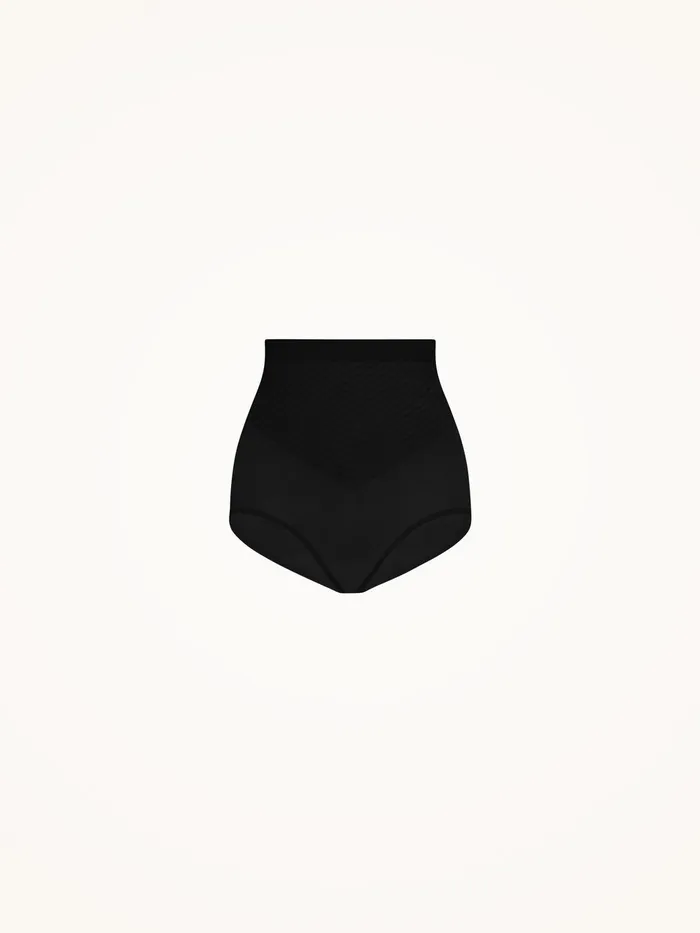 Wolford Bras and Bottoms 3W Control Panty High Waist Black 8211 Women